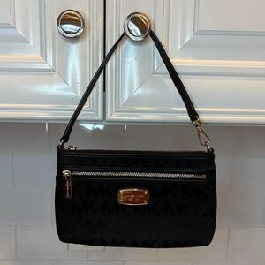 Michael Kors Signature MK Demi Wristlet Mini Bag